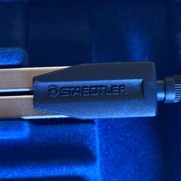 Staedtler Arco Italy Precision Math Drafting Partial Compass Set w Case 559 09 - Picture 4 of 7